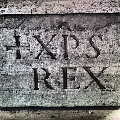 шрифт: JESUS CHRISTUS REX
